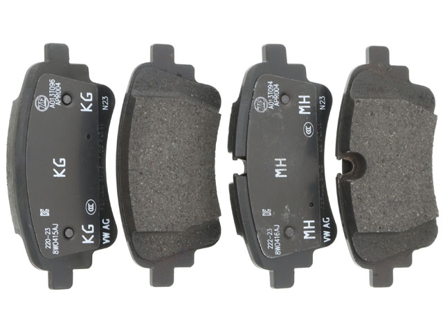 8W0698451AQ Genuine VW/Audi Brake Pad Set; Rear