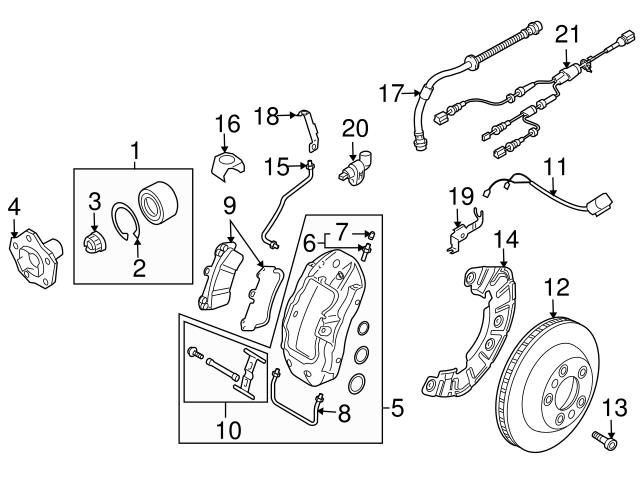 BREMI® - Volkswagen Jetta 1994 ABS Wheel Speed Sensor