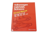Vw Cabrio Repair Manual Parts Online Vw8000110 Robert Bentley Repair Manual Book Version 1985 1988 Vw Rabbit Convertible