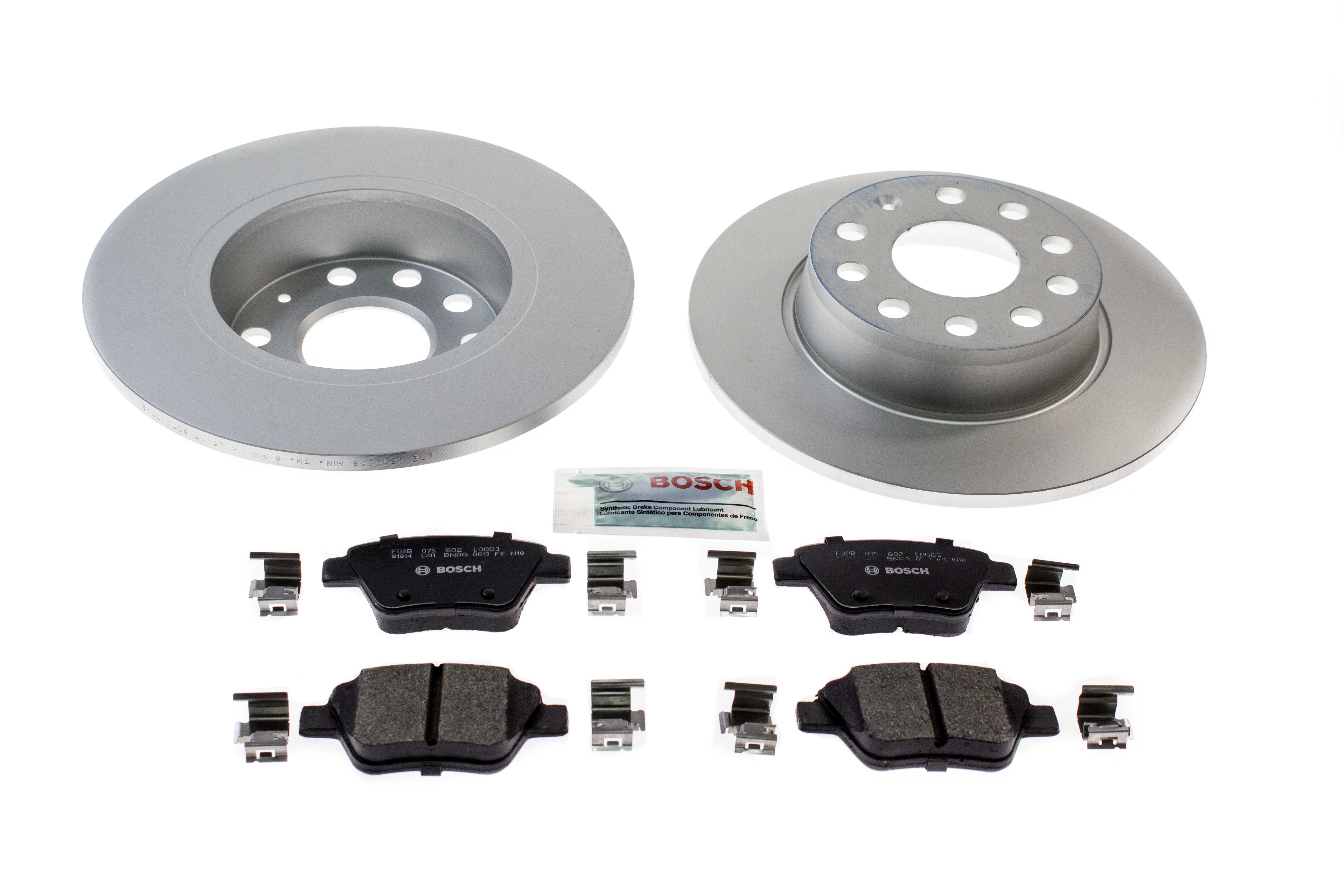 VWRRBRK2KIT AAZ Preferred Disc Brake Pad and Rotor Kit; Rear, 272mm; KIT