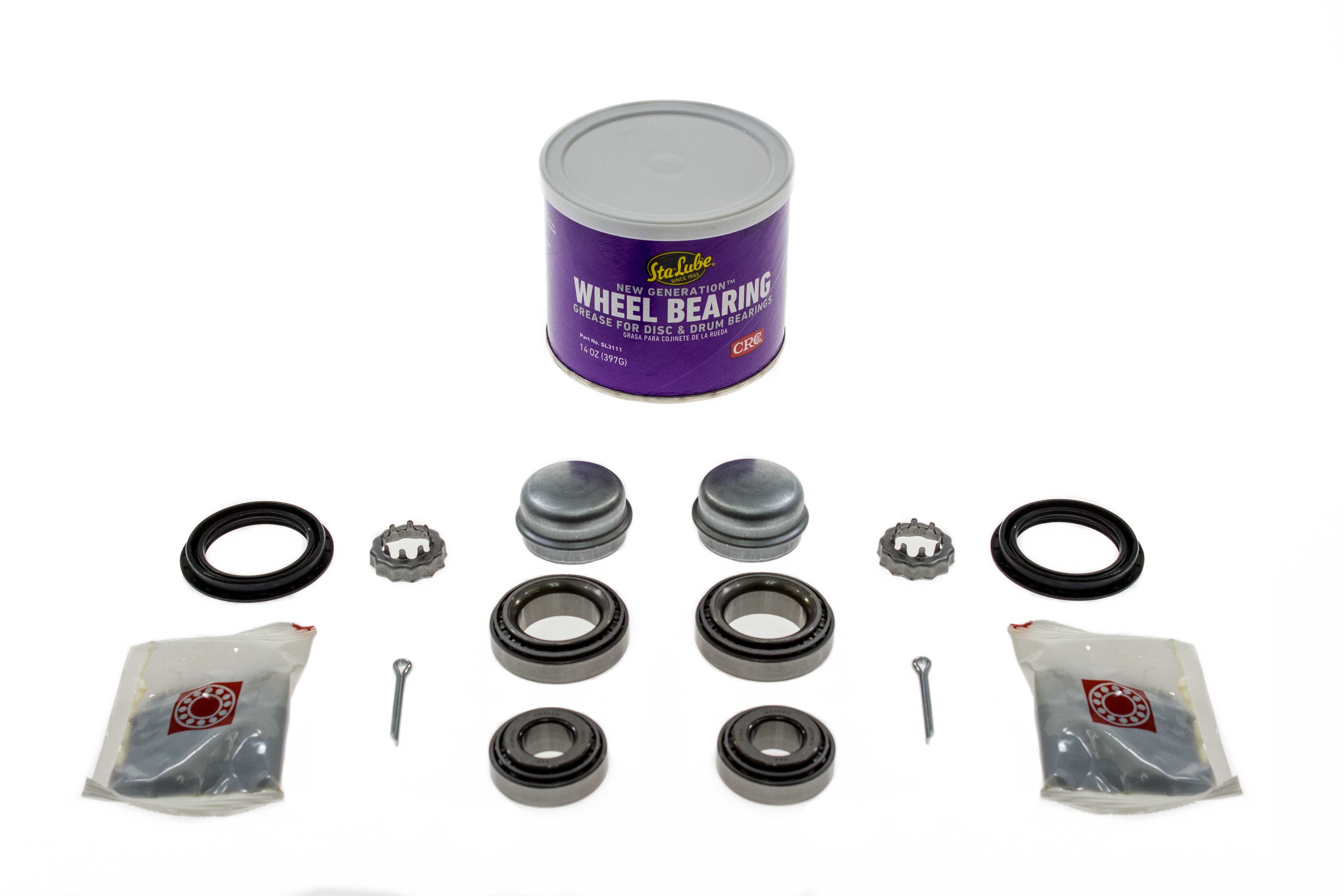 AAZ Preferred VWRRWHLBRGKIT Wheel Bearing Kit; Rear with Grease; KIT