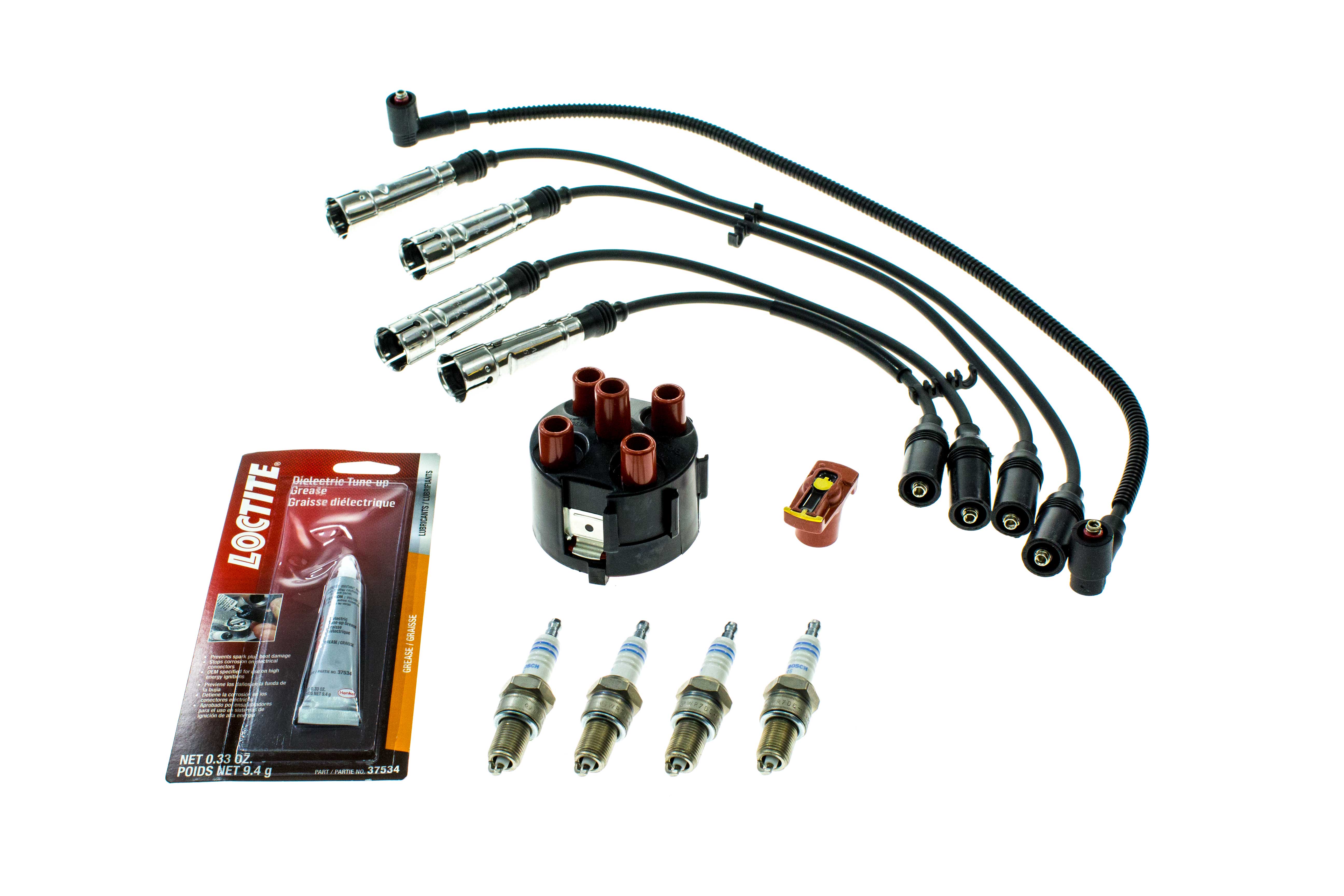 AAZ Preferred VWTUNEUP3KIT Ignition TuneUp Kit; Cap, Rotor, Wires and